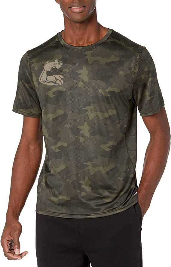 Short Sleeve Camo Compression Shirt